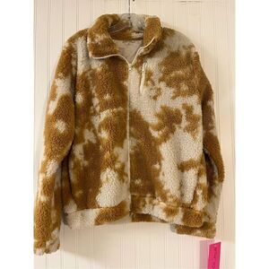 Betsey Johnson  fuzzy and comfy jacket NWT sz XS